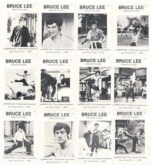 1972 Fist of Fury Complete Set (12) - Bruce Lee